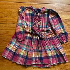 Ralph Lauren 18M Plaid Dress